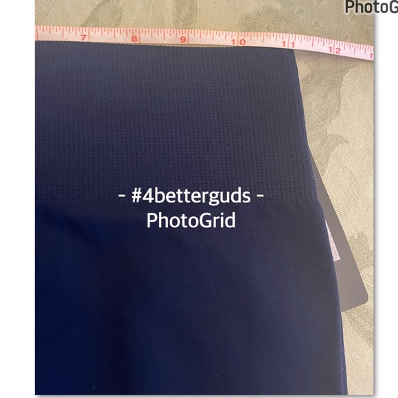 NEW Yelete Insulated Fleece Lined Stretch Seamless Slim Leggings Navy One Size - Picture 11 of 16